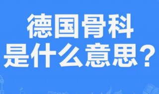 德国骨科是什么意思梗 德国骨科是什么意思梗片寄凉太