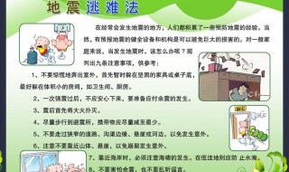 地震小知识和小常识 地震小知识和小常识手抄报