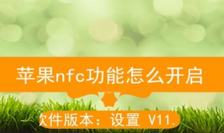 苹果有nfc功能吗 苹果有nfc功能吗在哪里设置