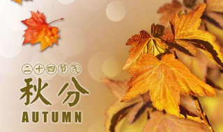秋分节气的含义 秋分节气的含义及寓意