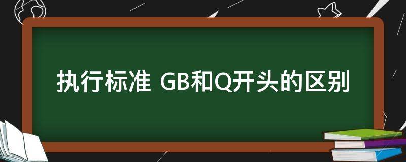 执行标准（执行标准是什么意思）