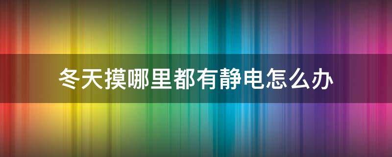 冬天摸哪里都有静电怎么办（冬天到处有静电怎么办）