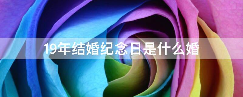 19年结婚纪念日是什么婚 19年结婚纪念日是什么婚?买什么水果?